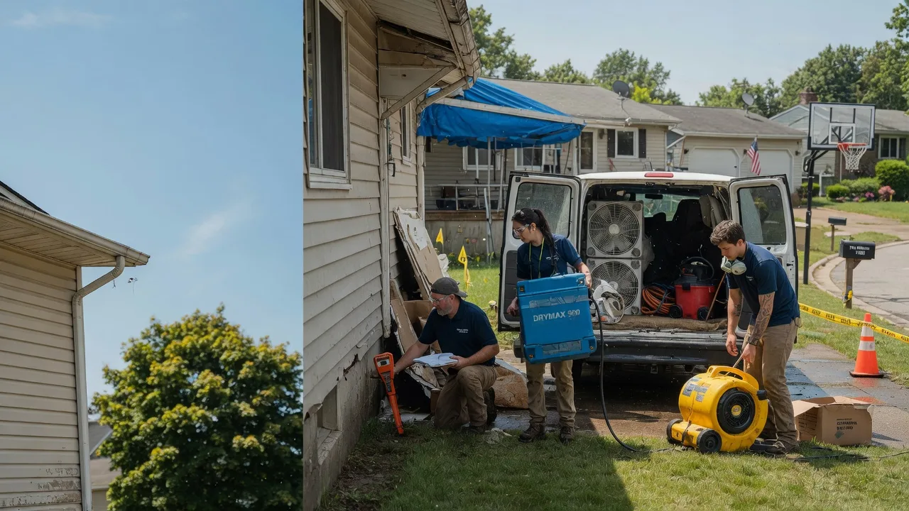 Ceiling Leak Cleanup in Morning Sun, IA near me
