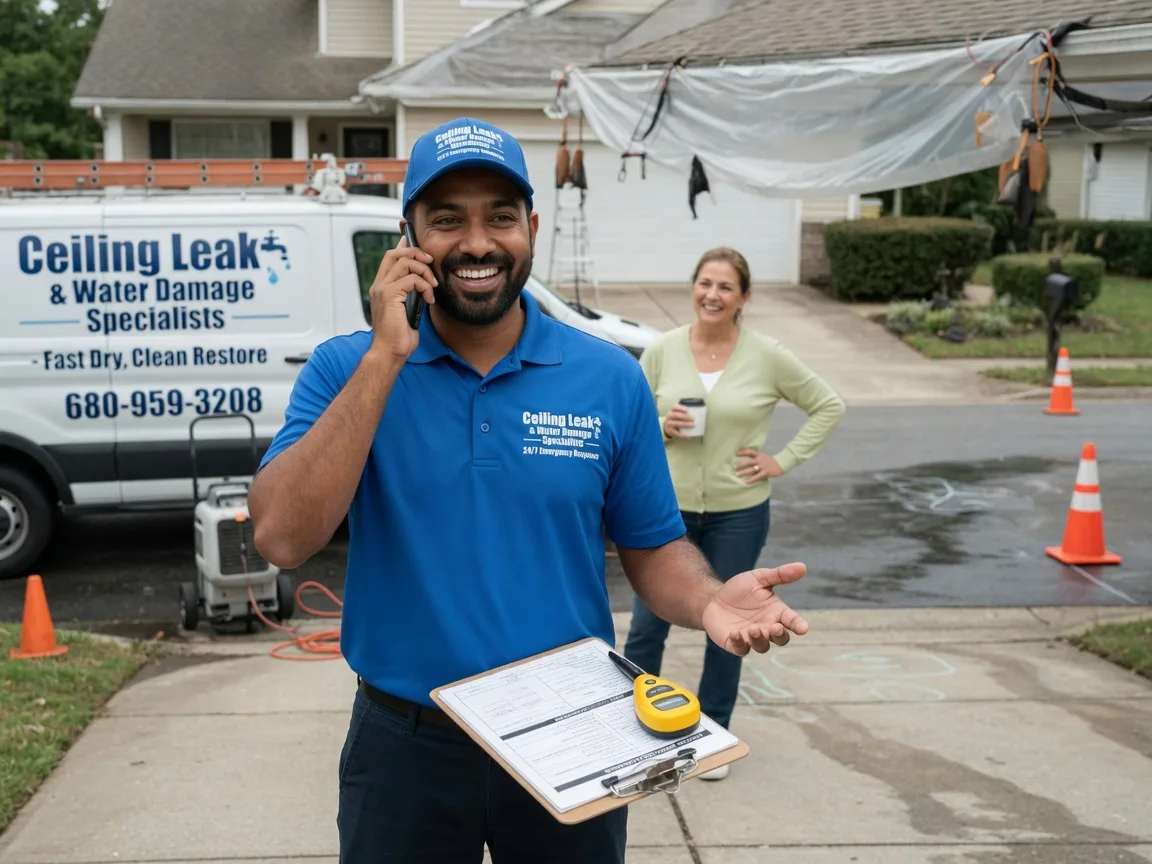 Ceiling Leak Cleanup Morning Sun, IA FAQs